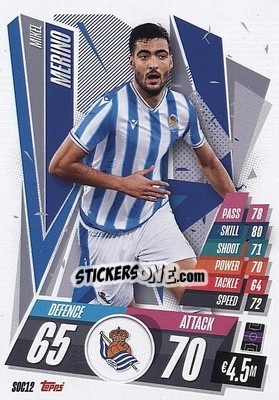 Sticker Mikel Merino - UEFA Champions League 2020-2021. Match Attax n. SOC12 - Panini