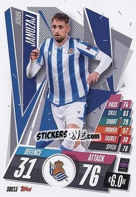 Sticker Adnan Januzaj - UEFA Champions League 2020-2021. Match Attax n. SOC13 - Panini