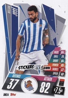 Sticker Willian José - UEFA Champions League 2020-2021. Match Attax n. SOC14 - Panini