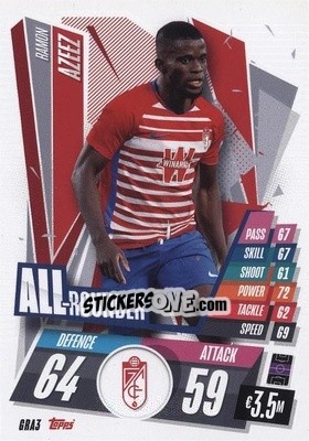 Sticker Ramon Azeez - UEFA Champions League 2020-2021. Match Attax n. GRA3 - Panini