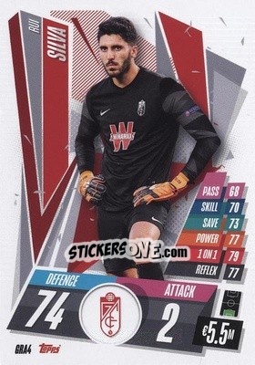 Sticker Rui Silva - UEFA Champions League 2020-2021. Match Attax - Panini