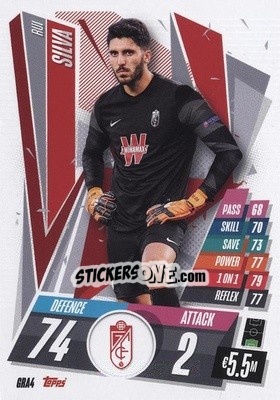 Sticker Rui Silva - UEFA Champions League 2020-2021. Match Attax n. GRA4 - Panini