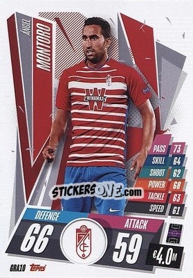 Sticker Ángel Montoro - UEFA Champions League 2020-2021. Match Attax n. GRA10 - Panini