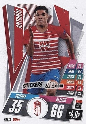 Sticker Antoñín - UEFA Champions League 2020-2021. Match Attax n. GRA13 - Panini