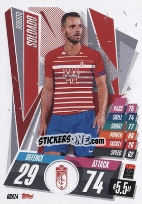 Sticker Roberto Soldado - UEFA Champions League 2020-2021. Match Attax n. GRA14 - Panini