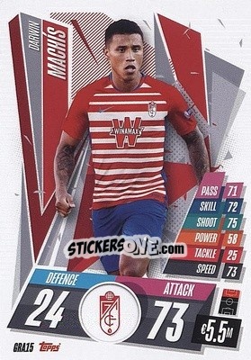 Sticker Darwin Machís - UEFA Champions League 2020-2021. Match Attax n. GRA15 - Panini
