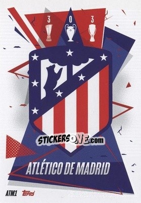 Sticker Badge - UEFA Champions League 2020-2021. Match Attax n. ATM1 - Panini