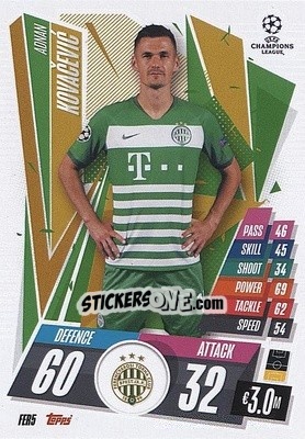 Cromo Adnan Kovacevic - UEFA Champions League 2020-2021. Match Attax - Panini