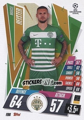 Cromo Marcel Heister - UEFA Champions League 2020-2021. Match Attax - Panini