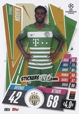 Sticker Tokmac Nguen - UEFA Champions League 2020-2021. Match Attax n. FER14 - Panini