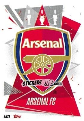 Sticker Team Badge - UEFA Champions League 2020-2021. Match Attax n. ARS1 - Panini