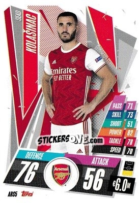 Sticker Sead Kolašinac - UEFA Champions League 2020-2021. Match Attax - Panini