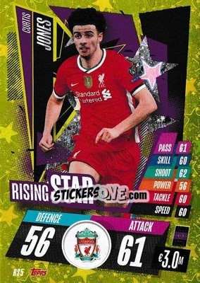 Sticker Curtis Jones - UEFA Champions League 2020-2021. Match Attax n. RS5 - Panini