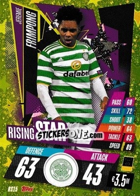 Sticker Jeremie Frimpong - UEFA Champions League 2020-2021. Match Attax n. RS15 - Panini