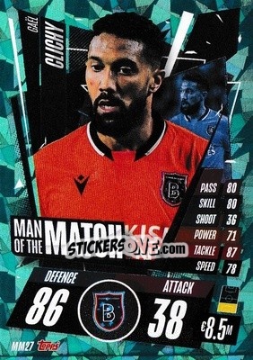 Sticker Gaël Clichy - UEFA Champions League 2020-2021. Match Attax n. MM27 - Panini