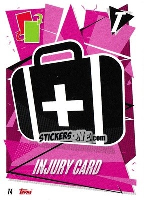 Sticker Injury - UEFA Champions League 2020-2021. Match Attax n. T4 - Panini