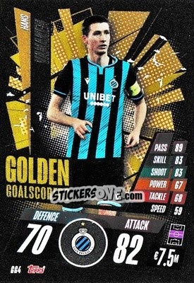 Sticker Hans Vanaken - UEFA Champions League 2020-2021. Match Attax n. GG4 - Panini