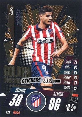 Sticker Alvaro Morata - UEFA Champions League 2020-2021. Match Attax - Panini