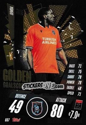 Sticker Demba Ba - UEFA Champions League 2020-2021. Match Attax n. GG7 - Panini