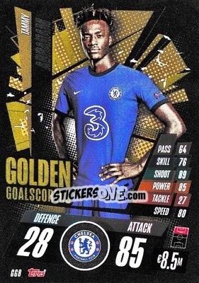 Sticker Tammy Abraham - UEFA Champions League 2020-2021. Match Attax n. GG8 - Panini