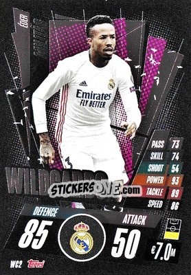 Sticker Éder Militão - UEFA Champions League 2020-2021. Match Attax n. WC2 - Panini