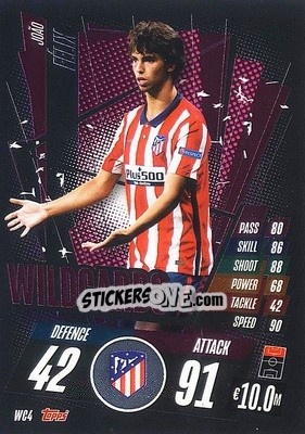 Sticker Joao Felix - UEFA Champions League 2020-2021. Match Attax - Panini