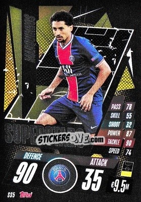Sticker Marquinhos - UEFA Champions League 2020-2021. Match Attax n. SS5 - Panini