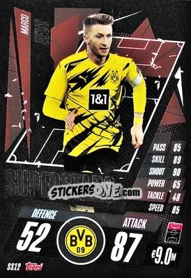 Sticker Marco Reus - UEFA Champions League 2020-2021. Match Attax n. SS12 - Panini
