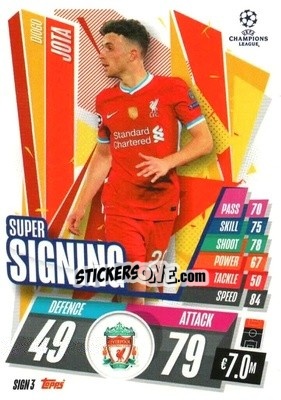 Sticker Diogo Jota - UEFA Champions League 2020-2021. Match Attax n. SIGN3 - Panini