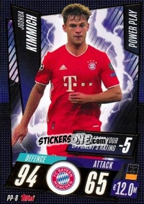 Sticker Joshua Kimmich - UEFA Champions League 2020-2021. Match Attax n. PP-8 - Panini