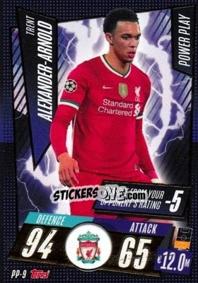 Sticker Trent Alexander-Arnold - UEFA Champions League 2020-2021. Match Attax n. PP-9 - Panini