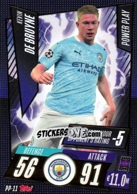 Sticker Kevin De Bruyne - UEFA Champions League 2020-2021. Match Attax n. PP-11 - Panini