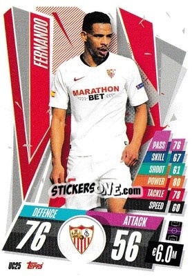 Sticker Fernando - UEFA Champions League 2020-2021. Match Attax n. UC25 - Panini
