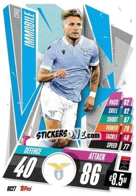 Sticker Ciro Immobile - UEFA Champions League 2020-2021. Match Attax n. UC27 - Panini