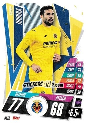 Cromo Vicente Iborra - UEFA Champions League 2020-2021. Match Attax - Panini