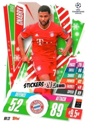 Sticker Serge Gnabry - UEFA Champions League 2020-2021. Match Attax n. HU12 - Panini