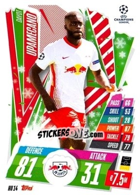 Sticker Dayot Upamecano - UEFA Champions League 2020-2021. Match Attax n. HU14 - Panini