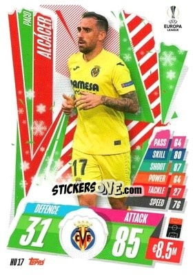 Sticker Paco Alcácer - UEFA Champions League 2020-2021. Match Attax n. HU17 - Panini