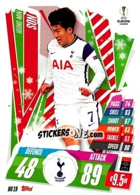 Sticker Heung-Min Son - UEFA Champions League 2020-2021. Match Attax n. HU19 - Panini