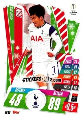 Figurina Heung-Min Son - UEFA Champions League 2020-2021. Match Attax - Panini