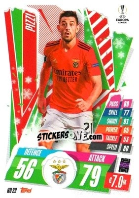 Sticker Pizzi - UEFA Champions League 2020-2021. Match Attax n. HU22 - Panini