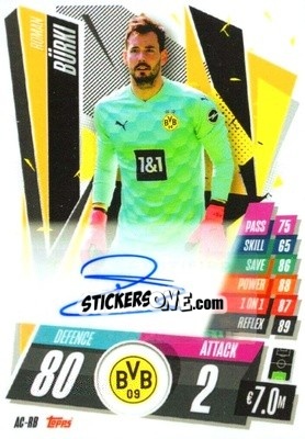 Sticker Roman Burki - UEFA Champions League 2020-2021. Match Attax n. AC-RB - Panini