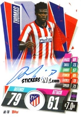 Sticker Thomas Partey - UEFA Champions League 2020-2021. Match Attax n. AC-TH - Panini