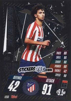 Sticker João Félix - UEFA Champions League 2020-2021. Match Attax n. LE5S - Panini