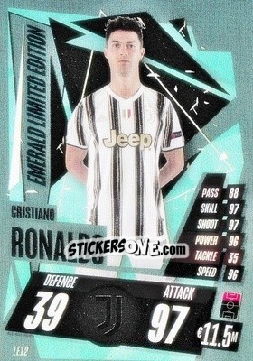 Sticker Cristiano Ronaldo - UEFA Champions League 2020-2021. Match Attax n. LE12 - Panini