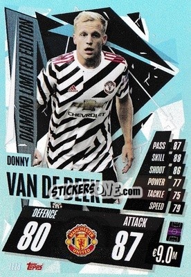 Sticker Donny van de Beek - UEFA Champions League 2020-2021. Match Attax n. LE13 - Panini