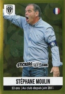 Sticker Stéphane Moulin (Coach) - FOOT 2020-2021 - Panini