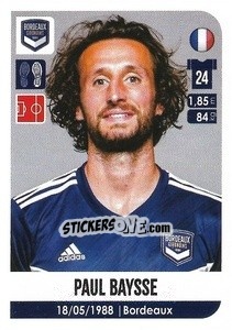 Sticker Paul Baysse - FOOT 2020-2021 - Panini