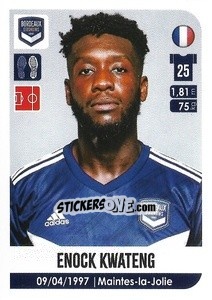 Sticker Enock Kwateng - FOOT 2020-2021 n. 43 - Panini