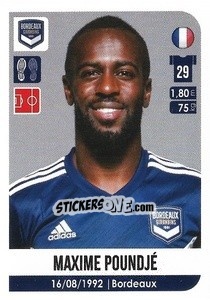 Sticker Maxime Poundjé - FOOT 2020-2021 - Panini